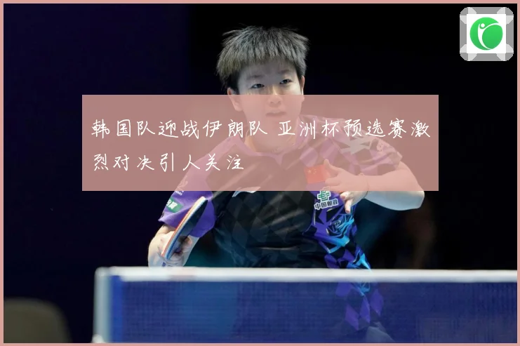 韩国队迎战伊朗队 亚洲杯预选赛激烈对决引人关注
